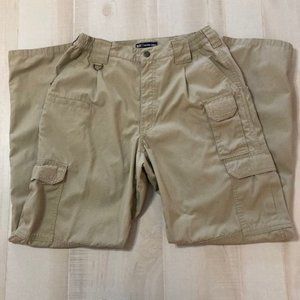 5.11 Men's Tactical Series Khaki Cargo Pants - Size 32 x 32